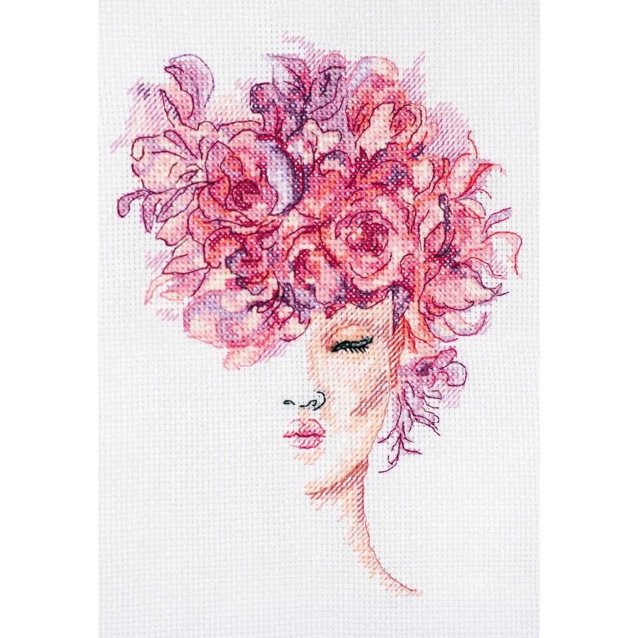 Abris Art Flower Grace Counted Cross Stitch Kit